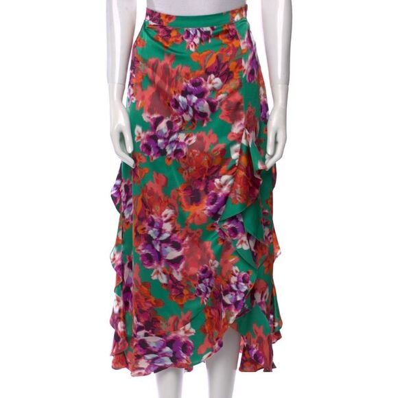 MISA Los Angeles Skirt floral pattern size small - Picture 1 of 3